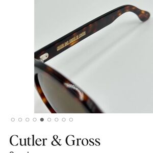 Cutler & Gross Brown Sunglasses